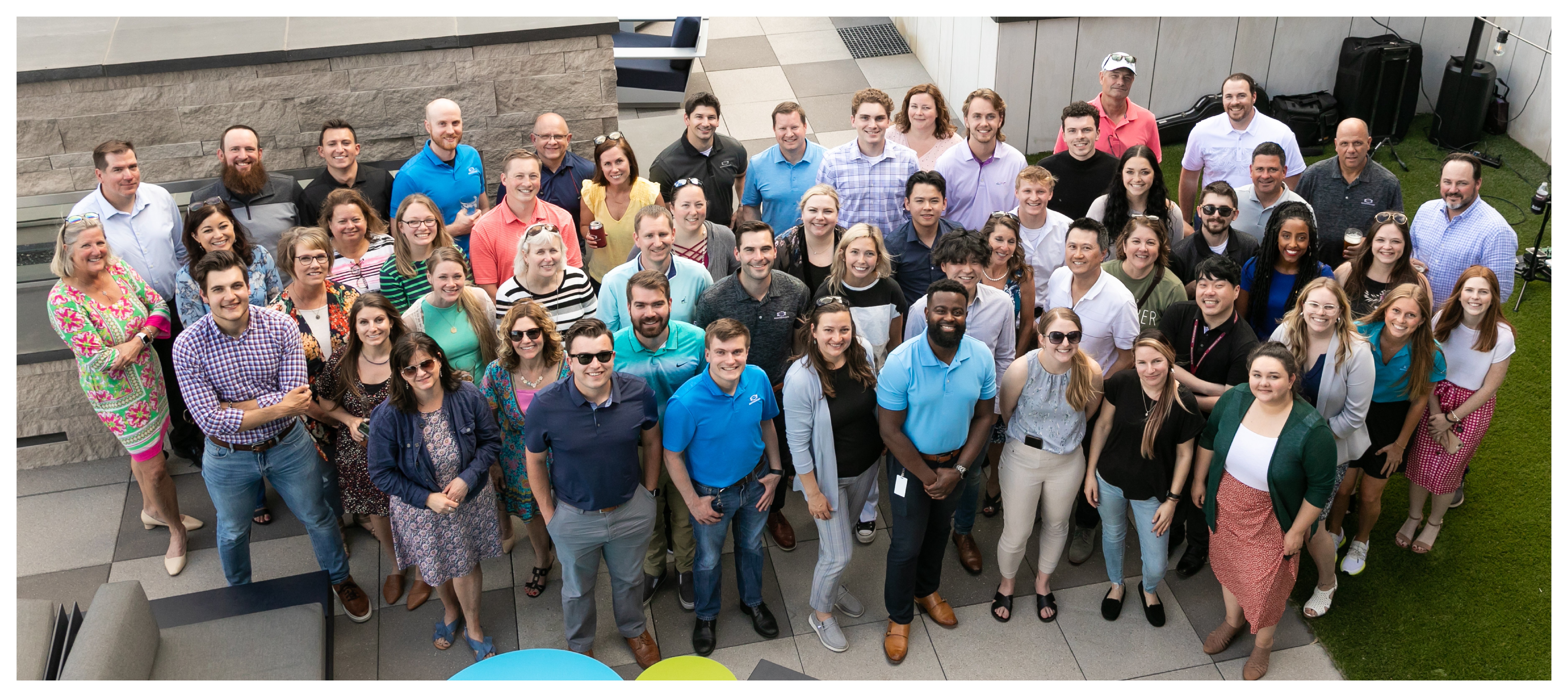 Photo of Bridgewater Bank team at an internal happy hour.